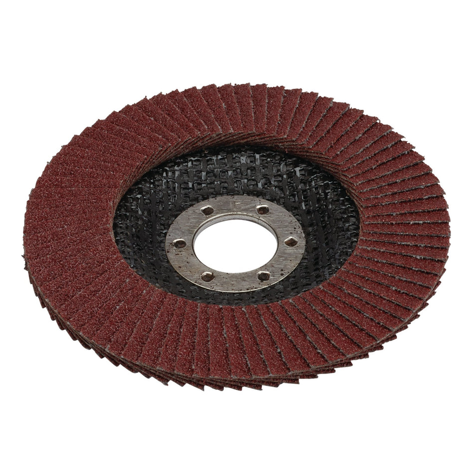 Aluminium Oxide Flap Disc, 115 x 22.23mm, 80 Grit : Model No. FDA115