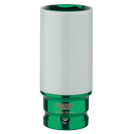 1/2" Sq. Dr. HI-TORQ Wheel Nut Socket for Alloy Wheels (23mm): Model No. AWNS/23MM