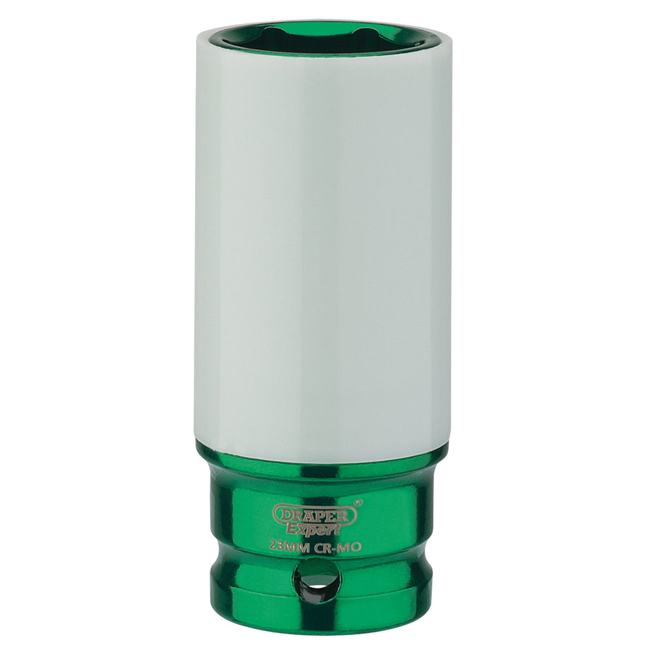 1/2" Sq. Dr. HI-TORQ Wheel Nut Socket for Alloy Wheels (23mm): Model No. AWNS/23MM