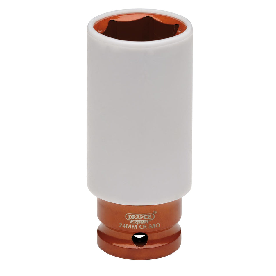 1/2" Sq. Dr. HI-TORQ Wheel Nut Socket for Alloy Wheels (24mm): Model No. AWNS/24MM