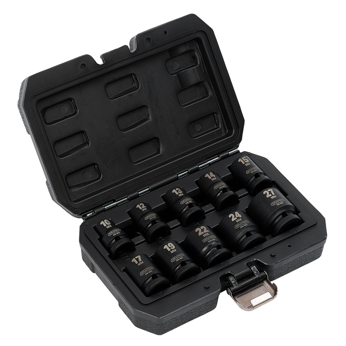 1/2" Sq. Dr. Metric Impact Socket Set (10 Piece): Model No.410/10/MM