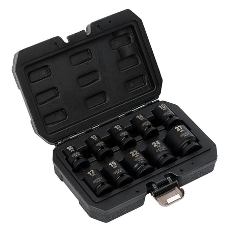1/2" Sq. Dr. Metric Impact Socket Set (10 Piece): Model No.410/10/MM
