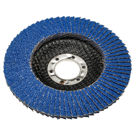Zirconium Oxide Flap Disc, 115 x 22.23mm, 40 Grit: Model No. FDZ115