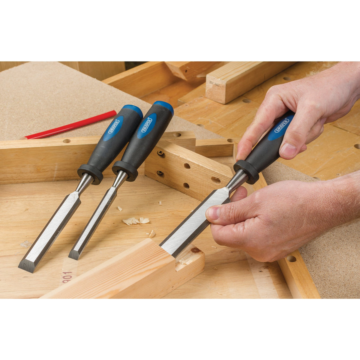 DRAPER 6mm Bevel Edge Wood Chisel: Model No. DWCSG