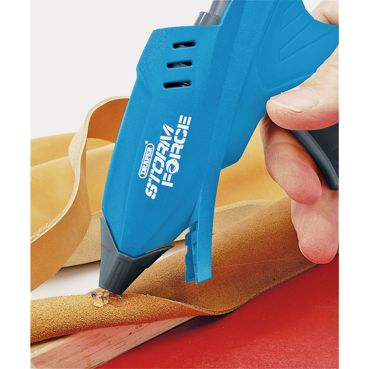 DRAPER Storm Force Glue Gun with Six Glue Sticks (100W)
