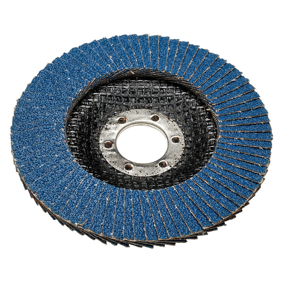 Zirconium Oxide Flap Disc, 115 x 22.23mm, 60 Grit: Model No. FDZ115