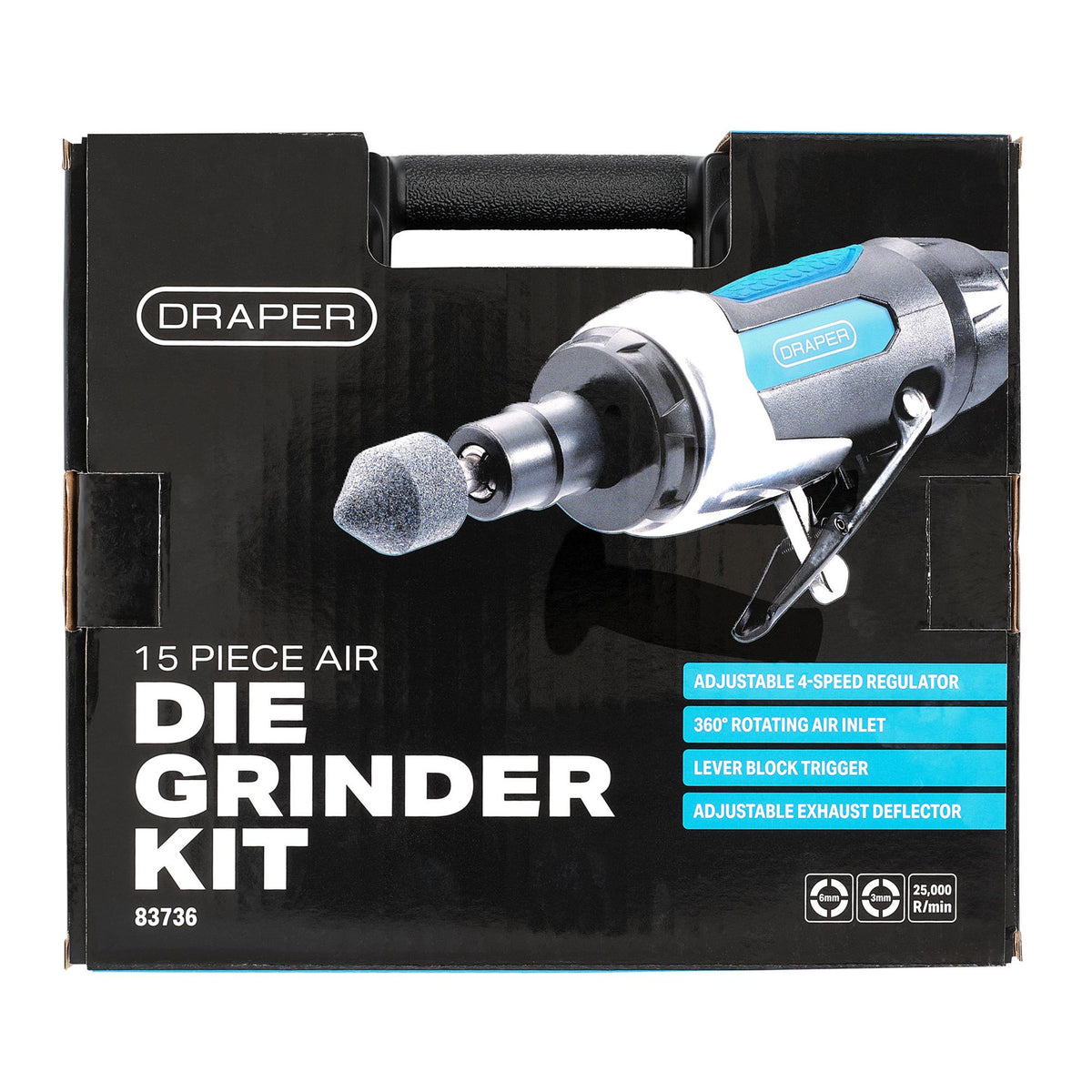 AIr Die Grinder Kit (15 Piece): Model No.DAT-AGK