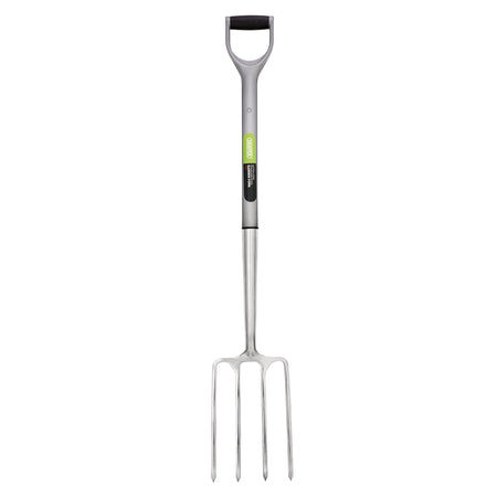 DRAPER Extra Long Stainless Steel Garden Fork with Soft Grip: Model No. DFS-EL/I