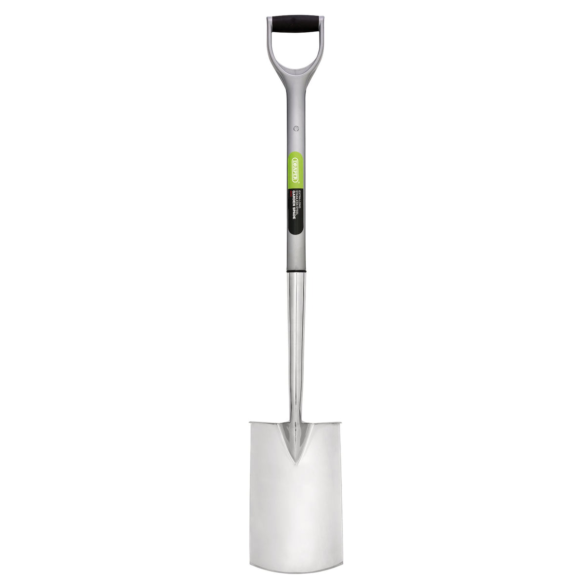 DRAPER Extra Long Stainless Steel Garden Spade with Soft Grip: Model No. DSS-EL/I