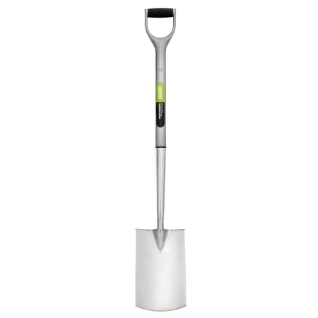 DRAPER Extra Long Stainless Steel Garden Spade with Soft Grip: Model No. DSS-EL/I