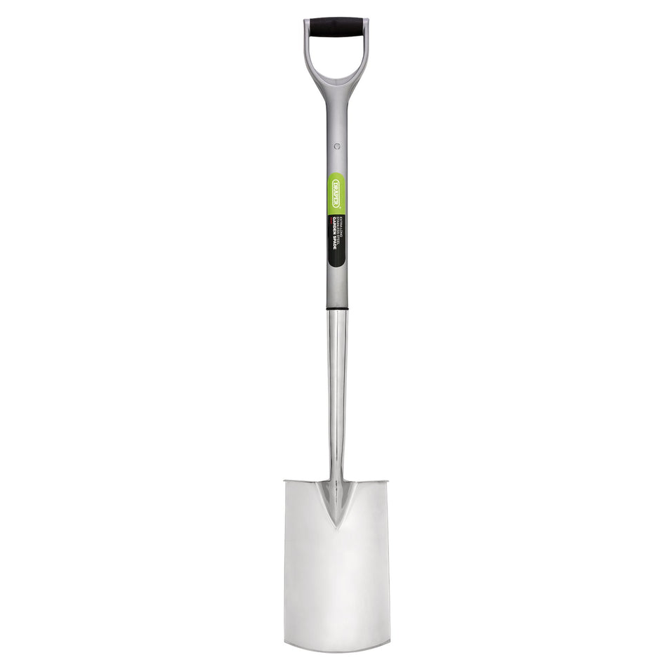 DRAPER Extra Long Stainless Steel Garden Spade with Soft Grip: Model No. DSS-EL/I