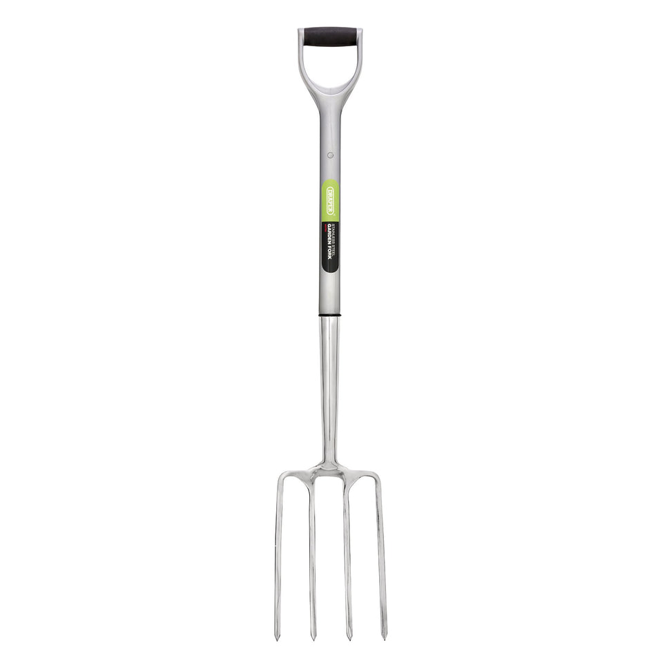 DRAPER Stainless Steel Garden Fork With Soft Grip Handle: Model No. 307EH/I