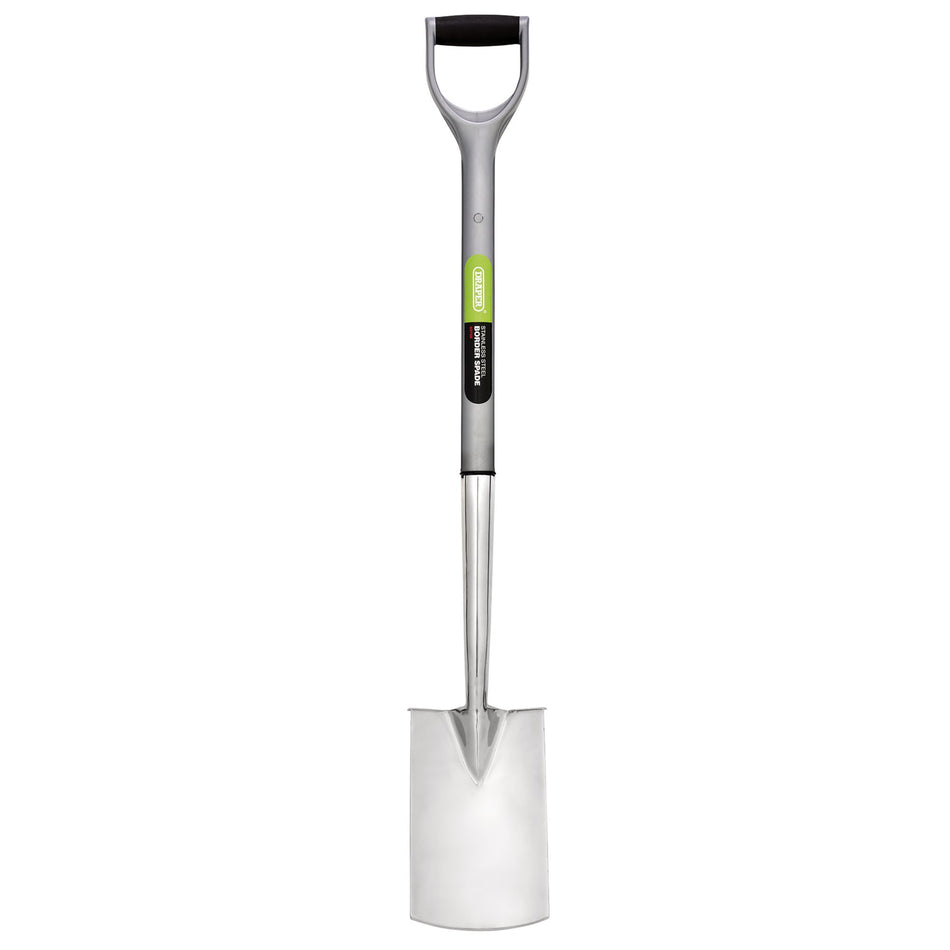 DRAPER Stainless Steel Soft Grip Border Spade: Model No. 720EH/I