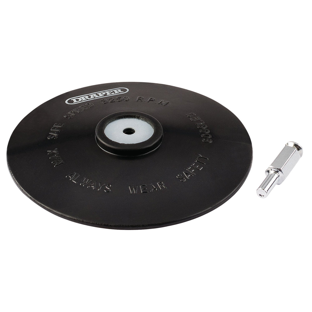 DRAPER 125mm Rubber Backing Disc: Model No. D5B