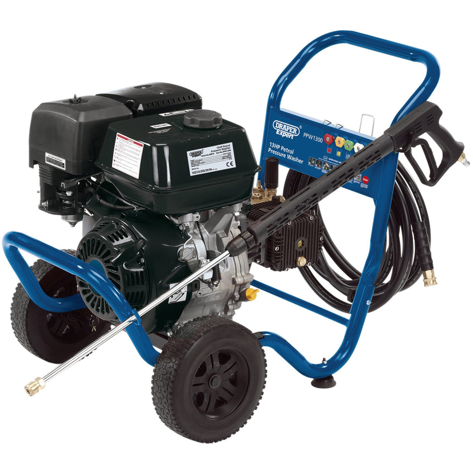 DRAPER Expert 13HP Petrol Pressure Washer: Model No. PPW1300