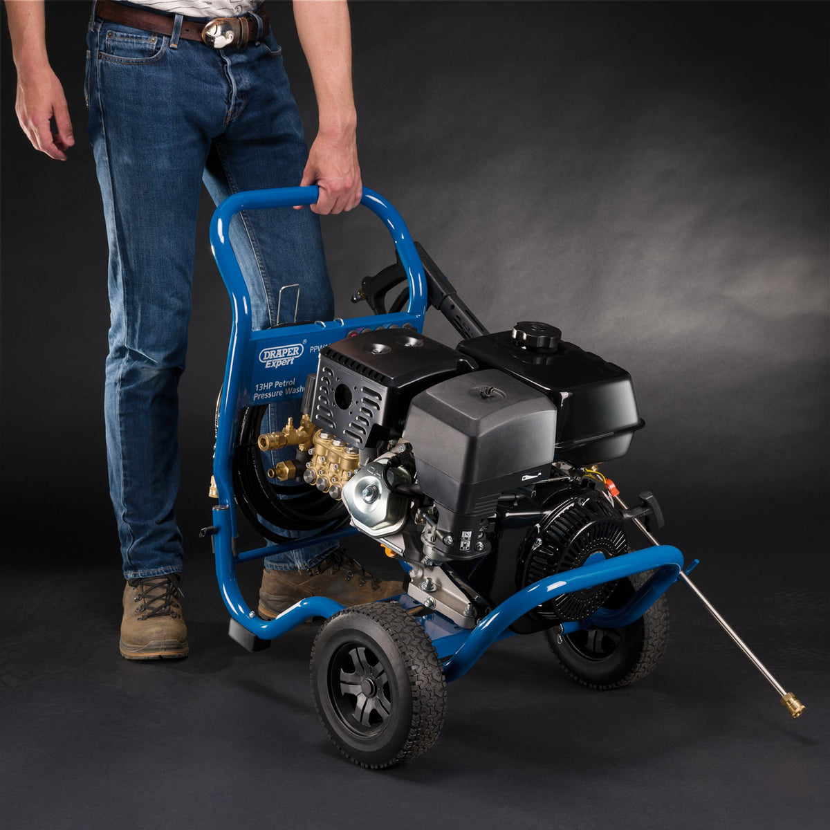 DRAPER Expert 13HP Petrol Pressure Washer: Model No. PPW1300