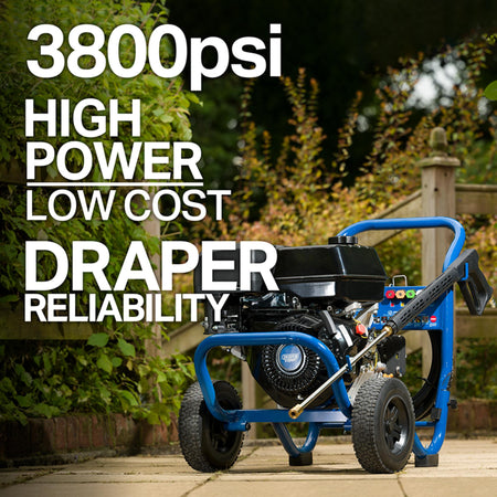 DRAPER Expert 13HP Petrol Pressure Washer: Model No. PPW1300