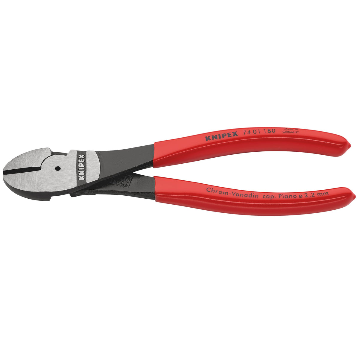 Knipex 180mm High Leverage Diagonal Side Cutter : Model No.74 01 180 SBE