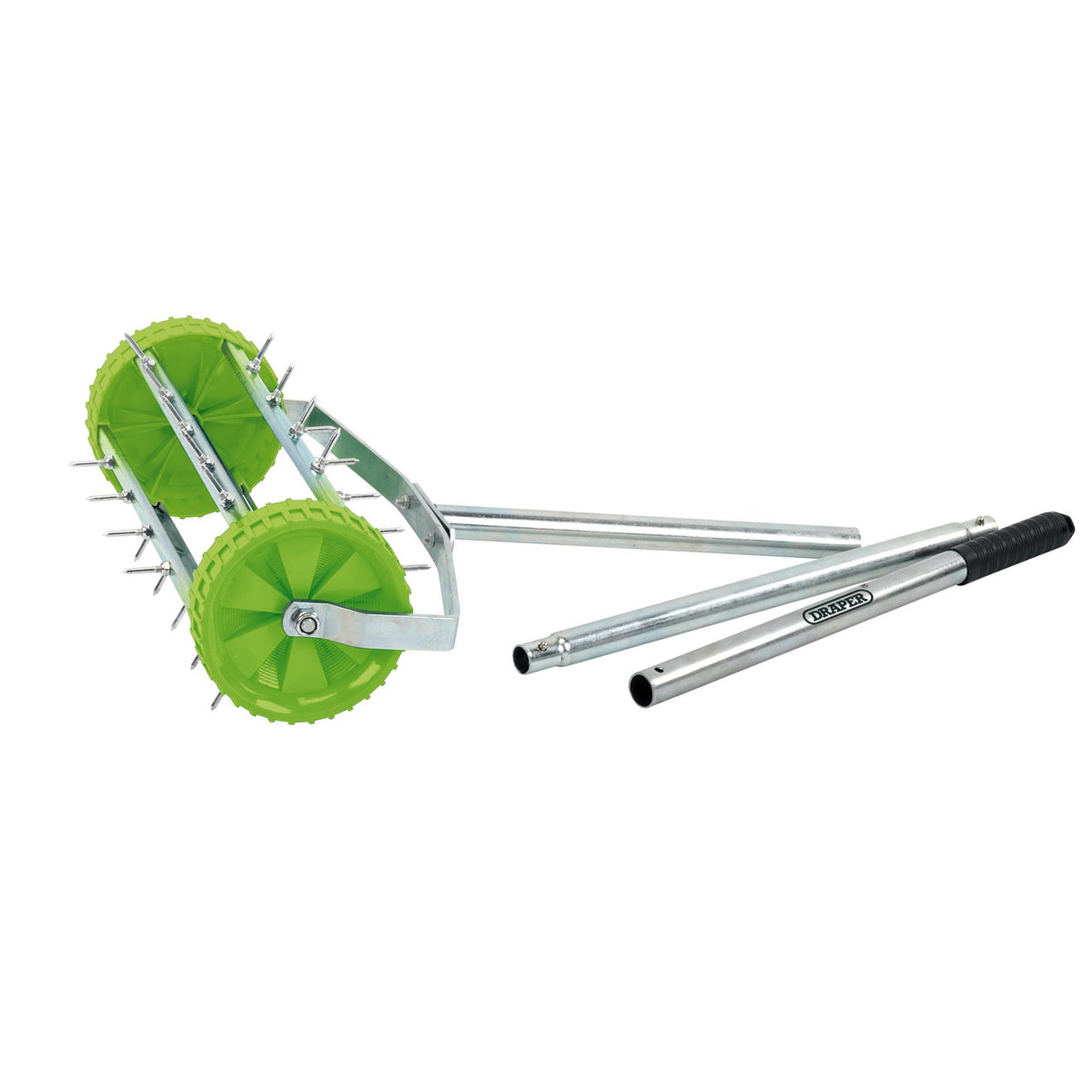 DRAPER Rolling Lawn Aerator with 450mm Spiked Drum: Model No. GLAWDD