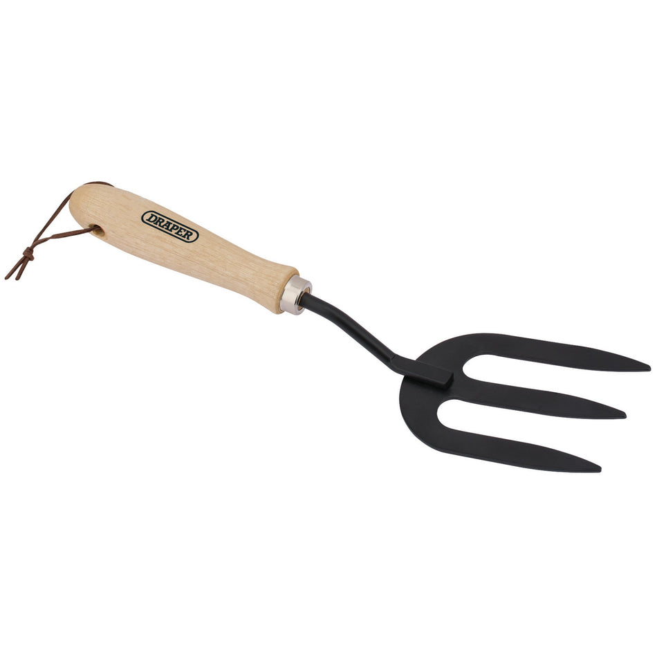 DRAPER Carbon Steel Weeding Fork with Hardwood Handle: Model No. GCSHFDD