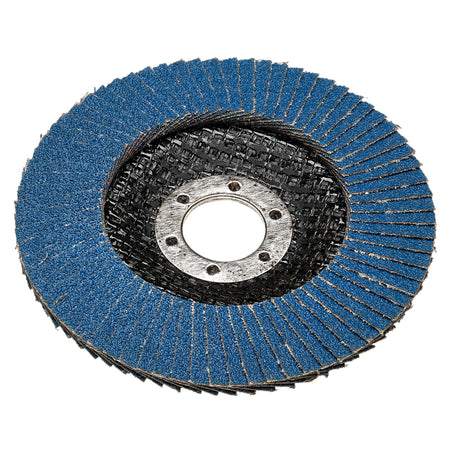 Zirconium Oxide Flap Disc, 115 x 22.23mm, 80 Grit: Model No. FDZ115