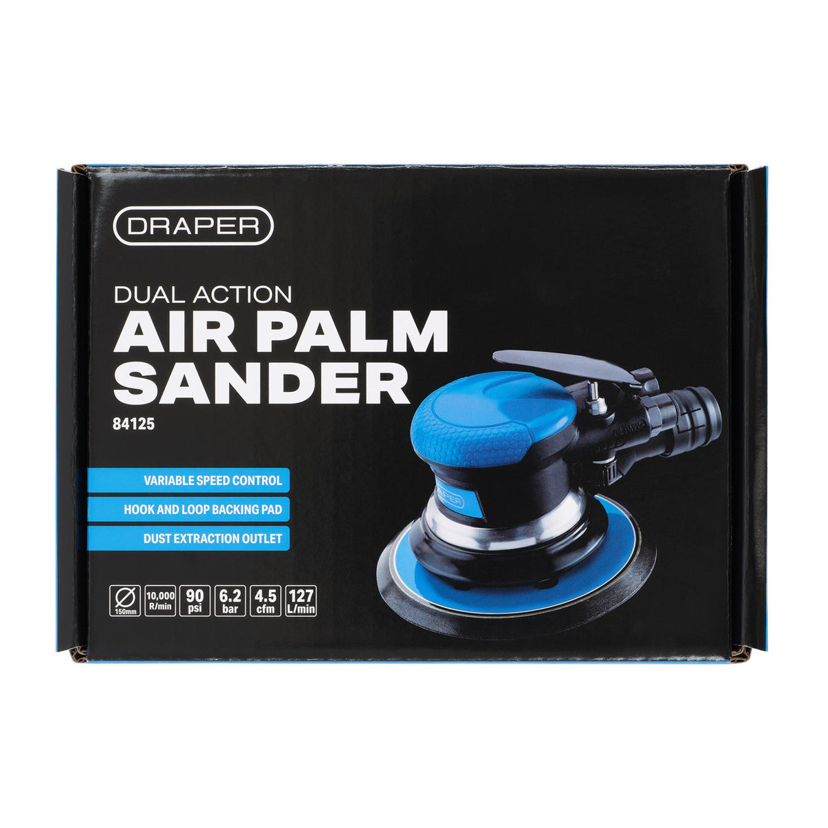 Dual Action Air Sander (150mm): Model No.DAT-APS