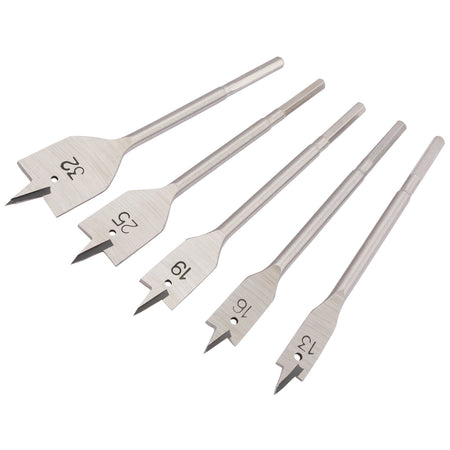 DRAPER Expert 5 Piece Flat Wood Bit Set: Model No. FB/5/C