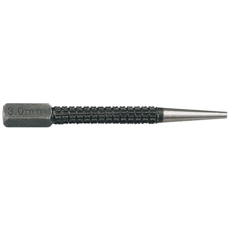 DRAPER 3mm x 100mm Cupped Nailset: Model No.622