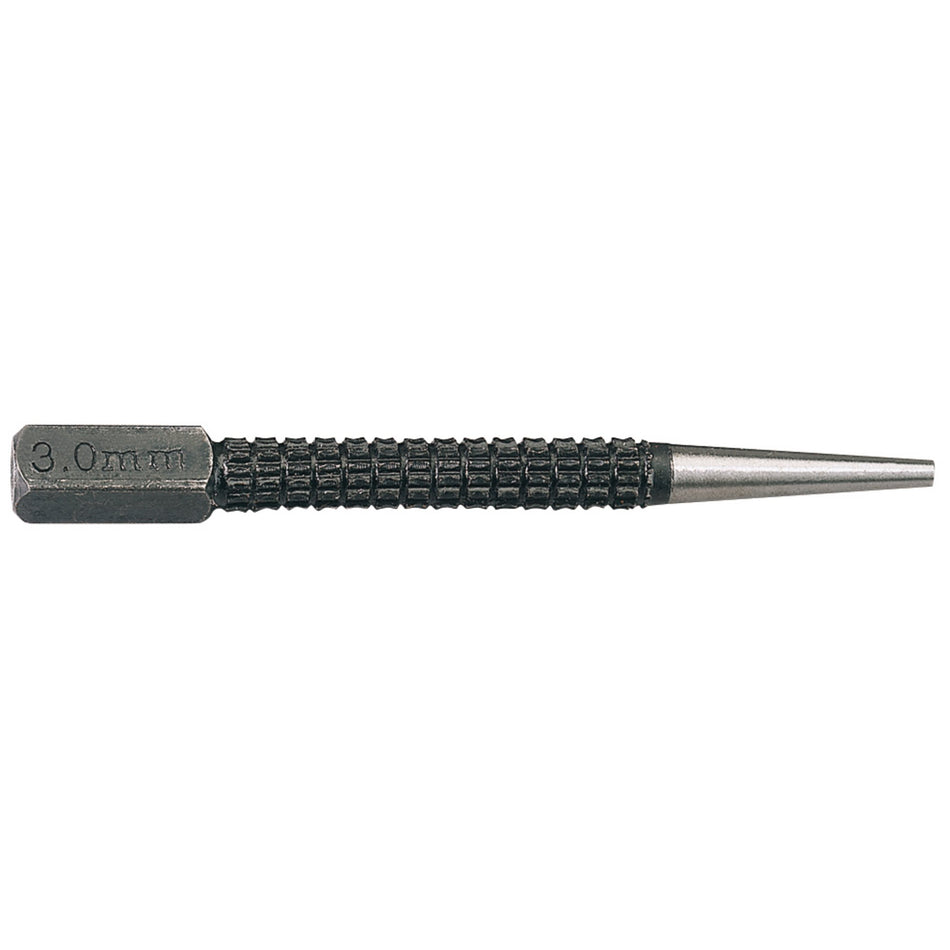 DRAPER 3mm x 100mm Cupped Nailset: Model No.622