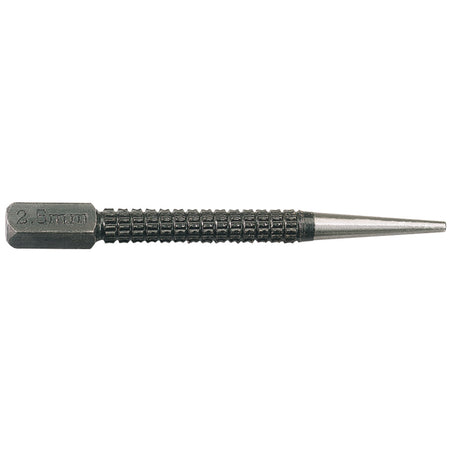 DRAPER 2.5mm x 100mm Cupped Nailset: Model No.622