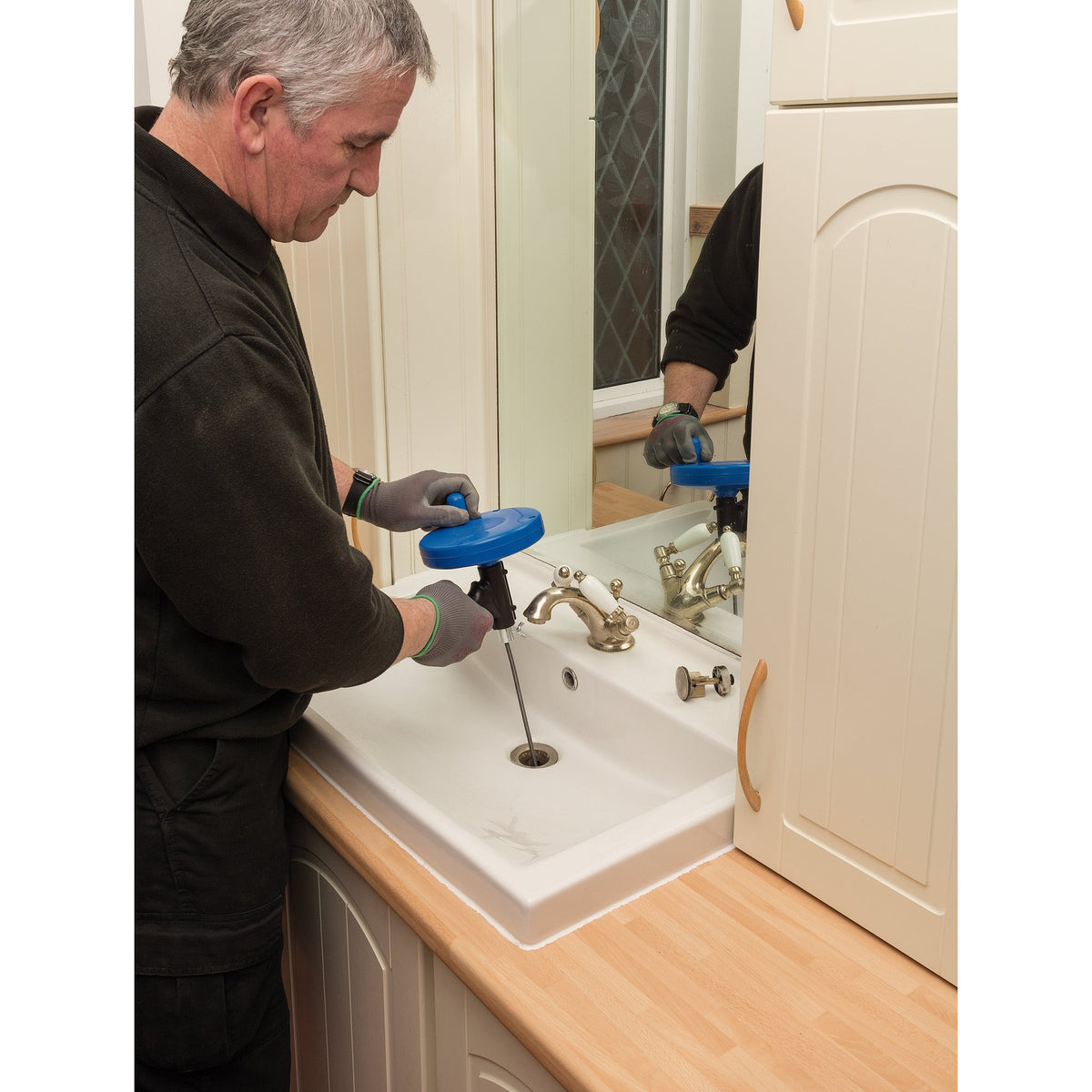 DRAPER 7.6M Drain Unblocker: Model No. DCU