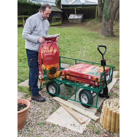 DRAPER Gardener's Heavy Duty Steel Mesh Cart: Model No. GMC/450