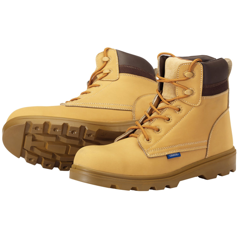 Nubuck Style Safety Boots Size 12 S1 P SRC: Model No. NUBSB