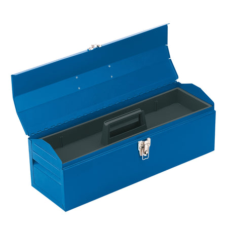DRAPER 485mm Barn Type Tool Box with Tote Tray: Model No.TB484