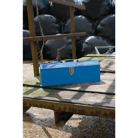 DRAPER 485mm Barn Type Tool Box with Tote Tray: Model No.TB484