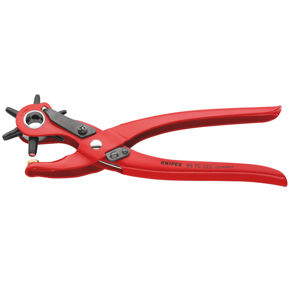 Knipex 220mm 6 Head Revolving Punch Pliers: Model No. 90 70 220 SBE