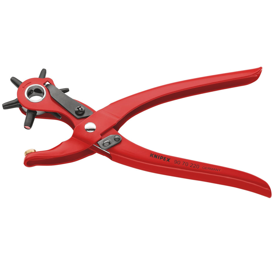 Knipex 220mm 6 Head Revolving Punch Pliers: Model No. 90 70 220 SBE
