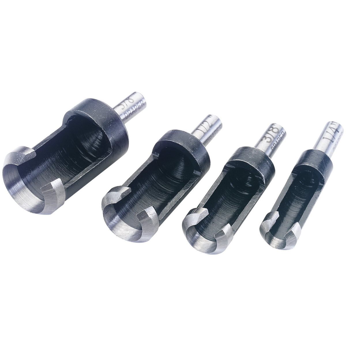 DRAPER 4 Piece Plug Cutting Set: Model No.4PC