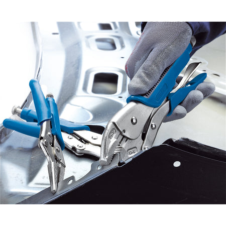 DRAPER Expert 3Pce Soft Grip Self Grip Pliers Set: Model No.9006/3A