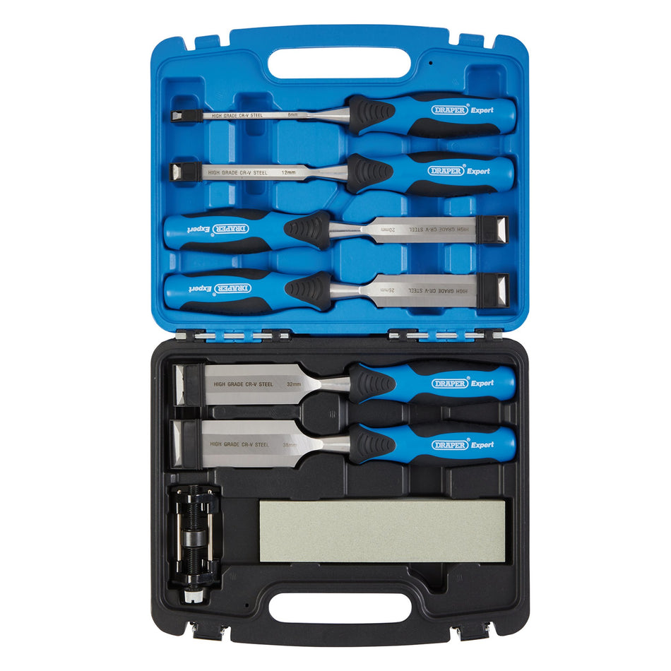 DRAPER Expert 8 Piece Wood Chisel Kit: Model No.WCS8/SG