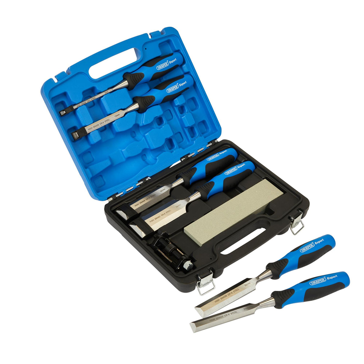 DRAPER Expert 8 Piece Wood Chisel Kit: Model No.WCS8/SG