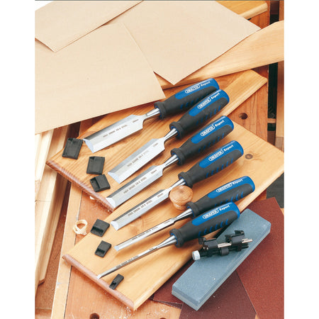 DRAPER Expert 8 Piece Wood Chisel Kit: Model No.WCS8/SG