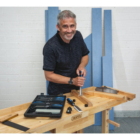 DRAPER Expert 8 Piece Wood Chisel Kit: Model No.WCS8/SG