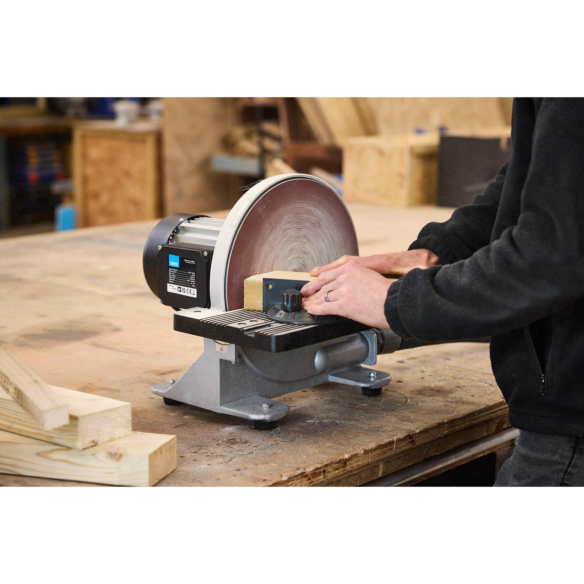 DRAPER 305mm 750W 230V Disc Sander: Model No.DS305