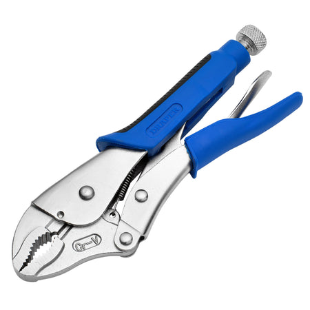DRAPER Expert 250mm Soft Grip Curved Jaw Self Grip Pliers: Model No.9006SG