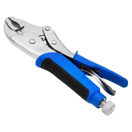 DRAPER Expert 250mm Soft Grip Curved Jaw Self Grip Pliers: Model No.9006SG