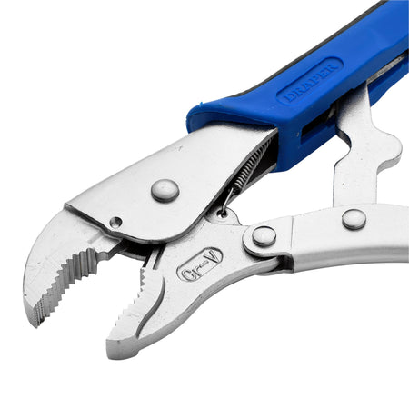 DRAPER Expert 250mm Soft Grip Curved Jaw Self Grip Pliers: Model No.9006SG