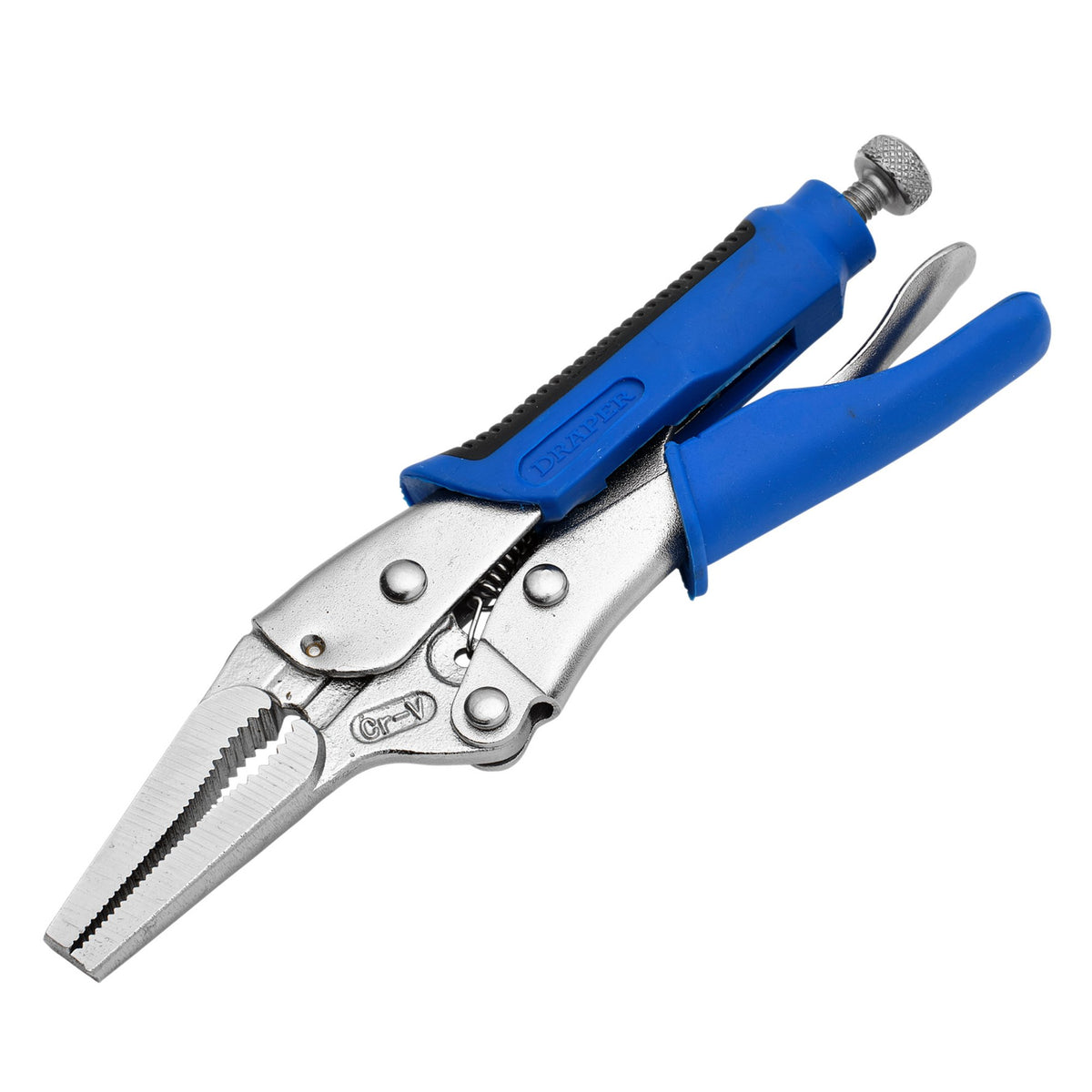 DRAPER Expert 165mm Soft Grip Long Nose Self Grip Pliers: Model No.9006SG