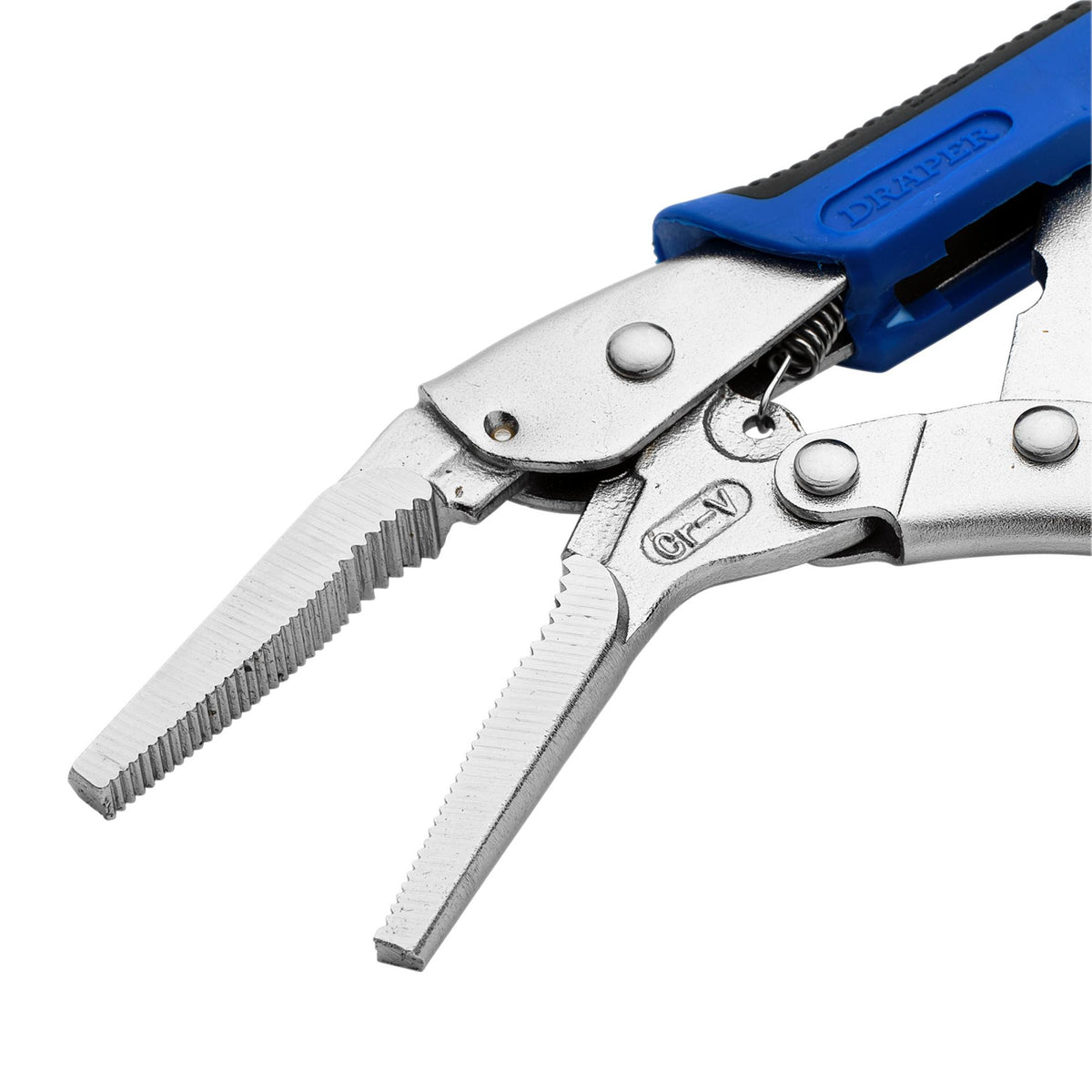 DRAPER Expert 165mm Soft Grip Long Nose Self Grip Pliers: Model No.9006SG