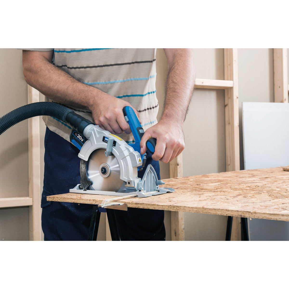 Storm Force 20V Circular Saw - Bare: Model No. CCS20SF